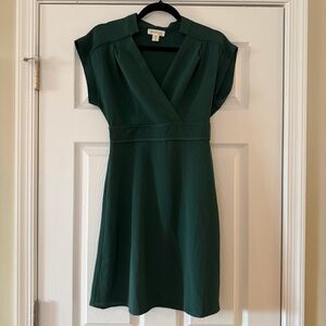 Monteau Deep Green Mini Dress